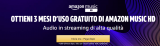 Amazon Music HD: 3 mesi d’uso gratuito per l’audio in streaming di alta qualità!